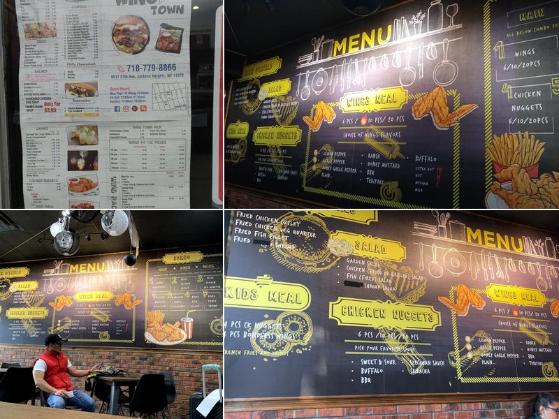 Wing's Town Menu