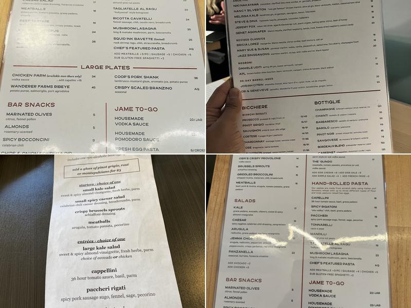 Jame Menu