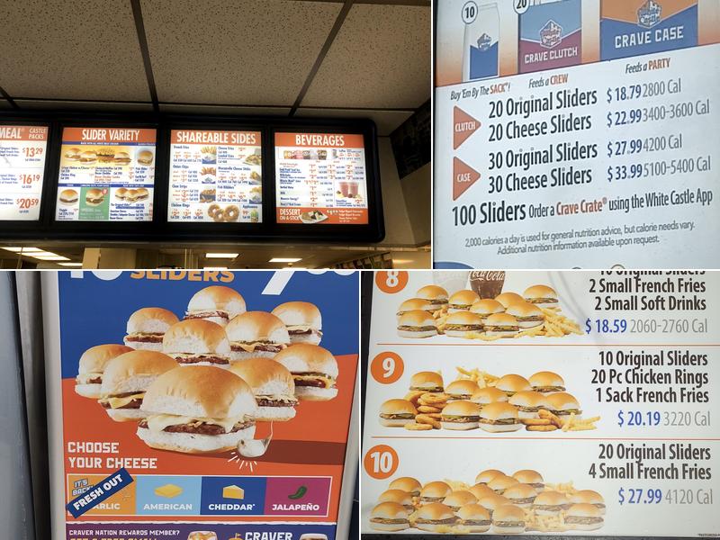 White Castle Menu