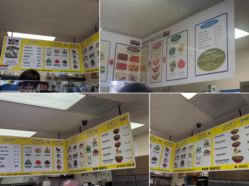 Wow Bento Menu