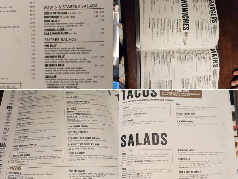 Yard House Menu