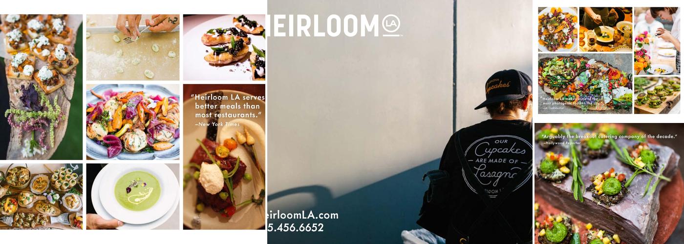 Heirloom LA Menu