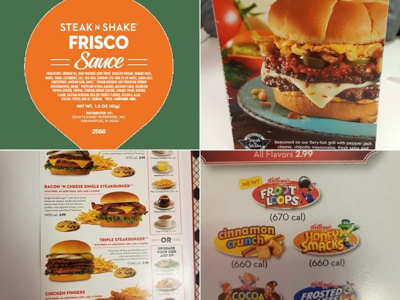 Steak 'n Shake Menu