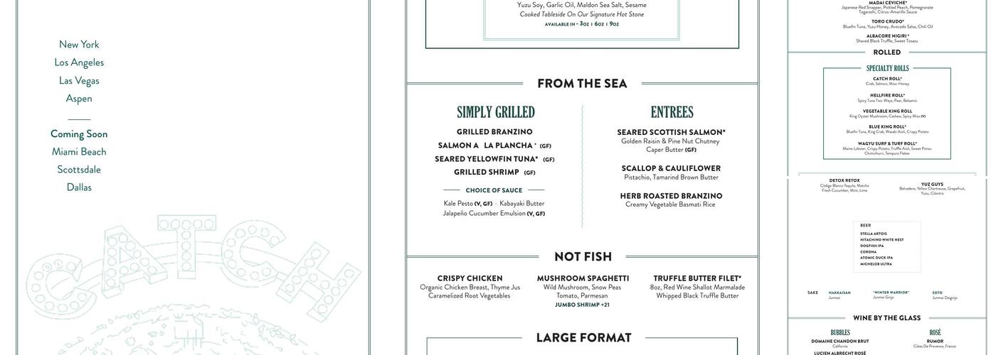 CATCH Menu
