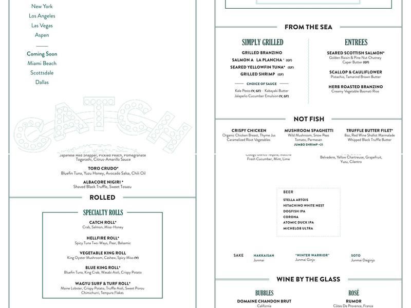 CATCH Menu