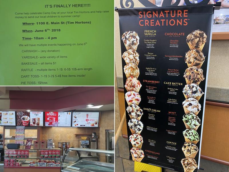 Tim Hortons Menu