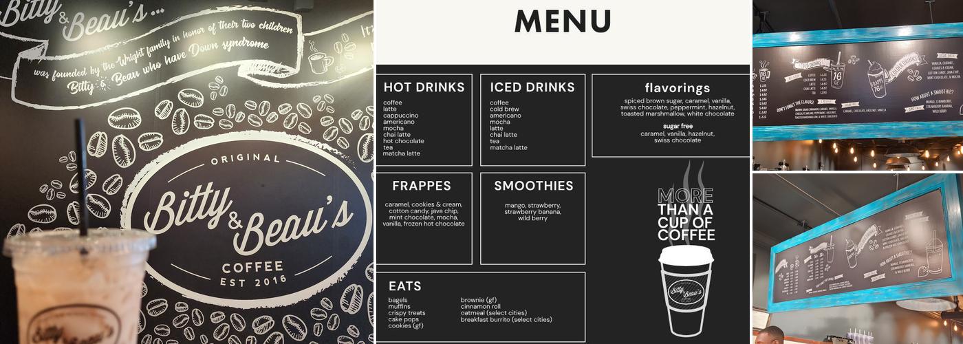 Bitty & Beau’s Coffee Menu