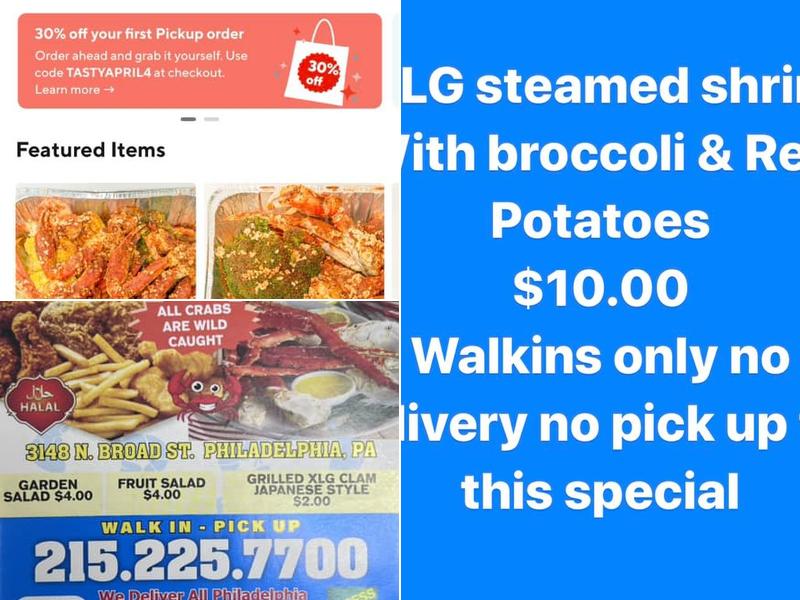 Sals Seafood Menu