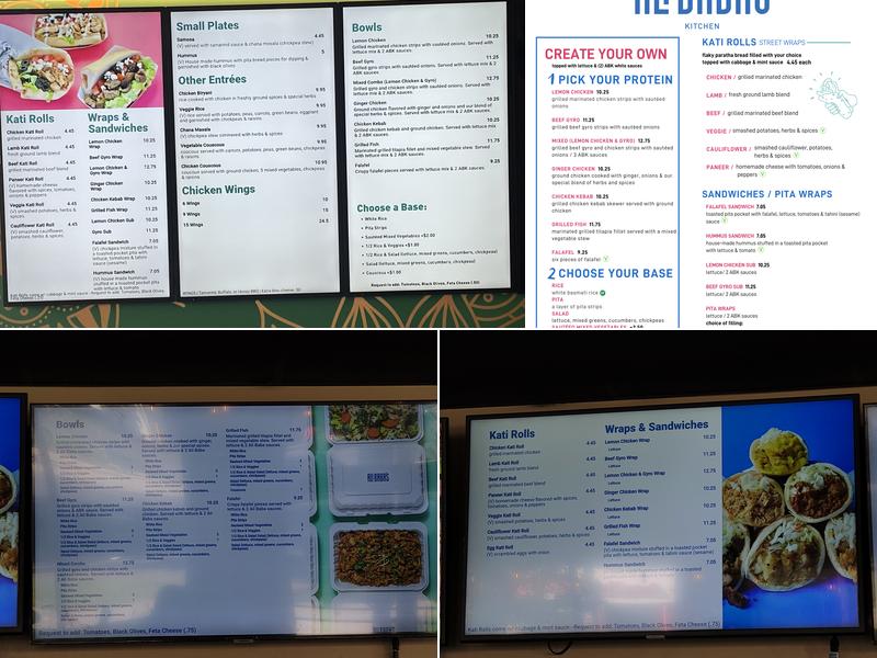 Ali Baba's Kitchen Menu