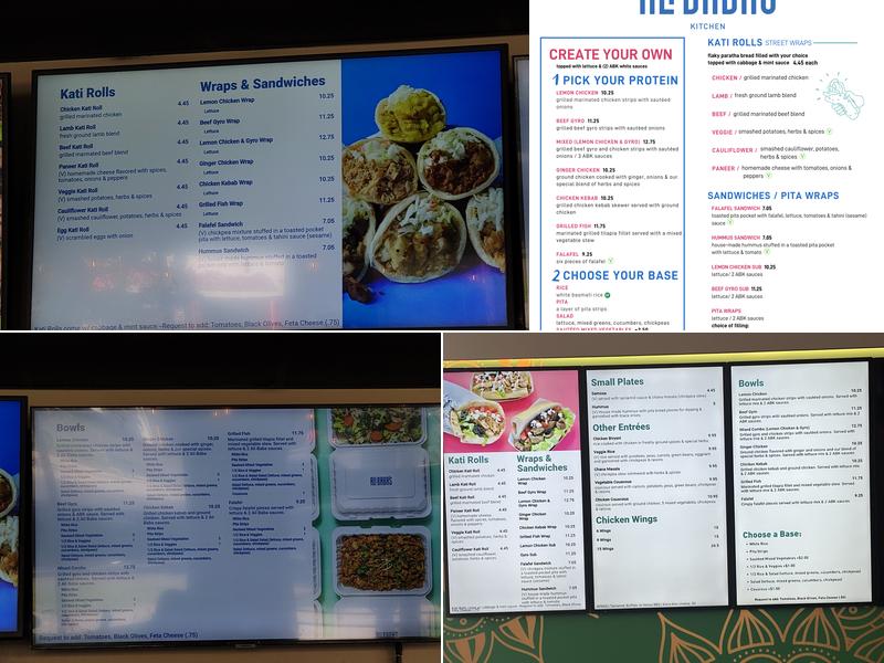 Ali Baba's Kitchen Menu