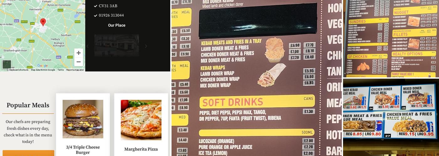 Viallis Fast Food Menu