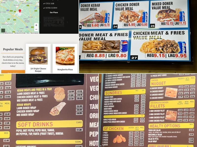 Viallis Fast Food Menu