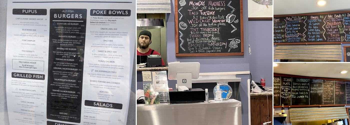 Ali'i Hawaiian Grill - El Segundo Menu