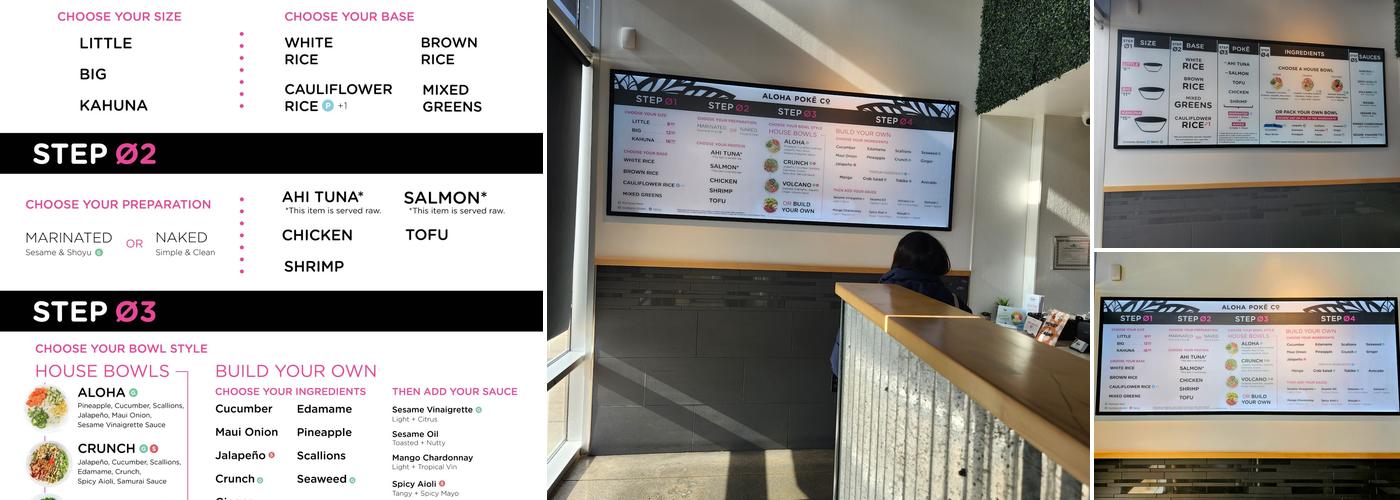 Aloha Poke Co. Menu