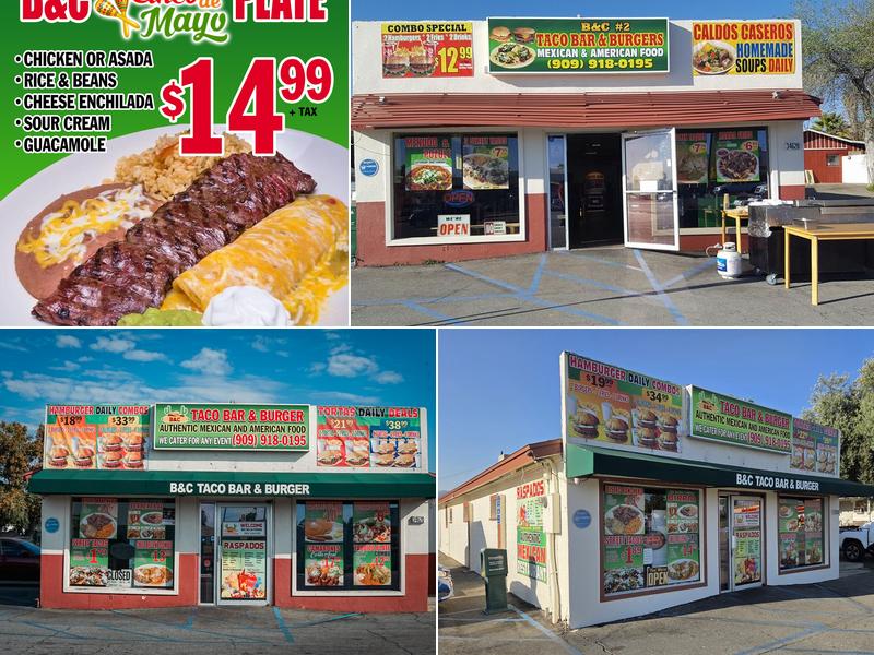 B & C Taco Bar And Burger 34620 Yucaipa Blvd, Yucaipa
