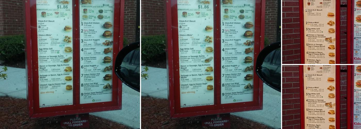 Chick-fil-A Menu
