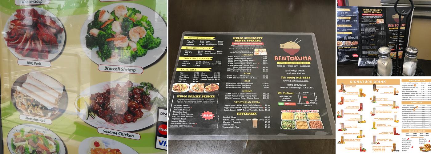 Harmony Tea Shoppe Menu