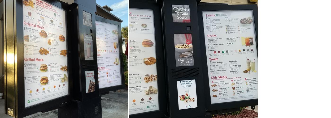 Chick-fil-A Menu