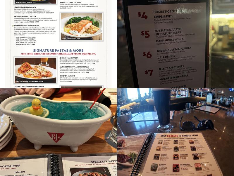 BJ's Restaurant & Brewhouse Menu