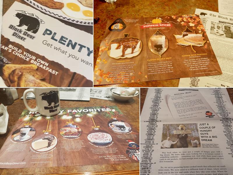 Black Bear Diner Menu