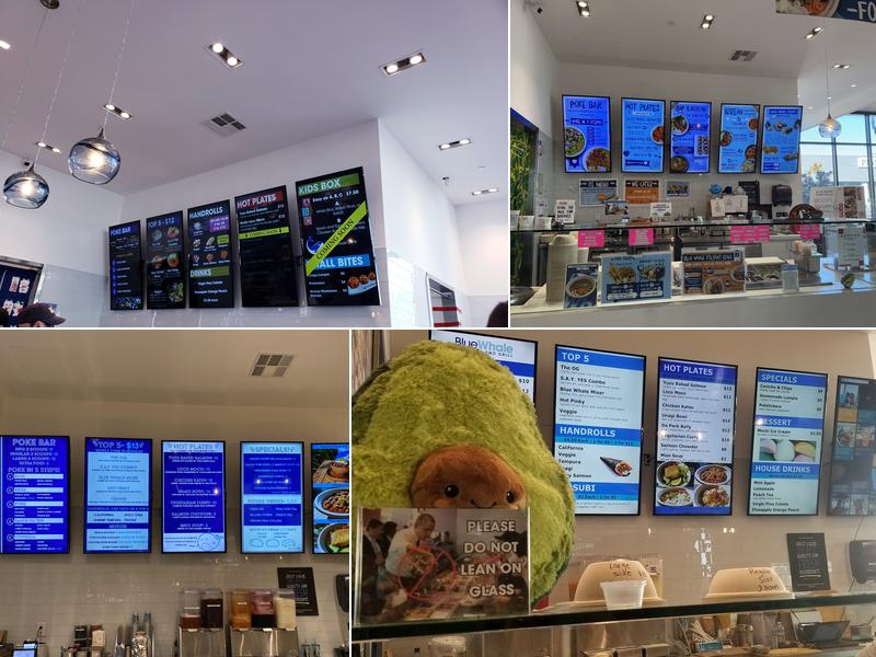 Blue Whale Poke Bar and Grill Menu