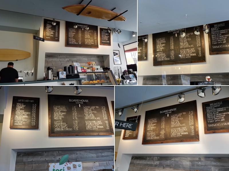 Board House Coffee Menu