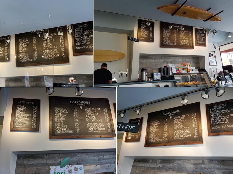 Board House Coffee Menu