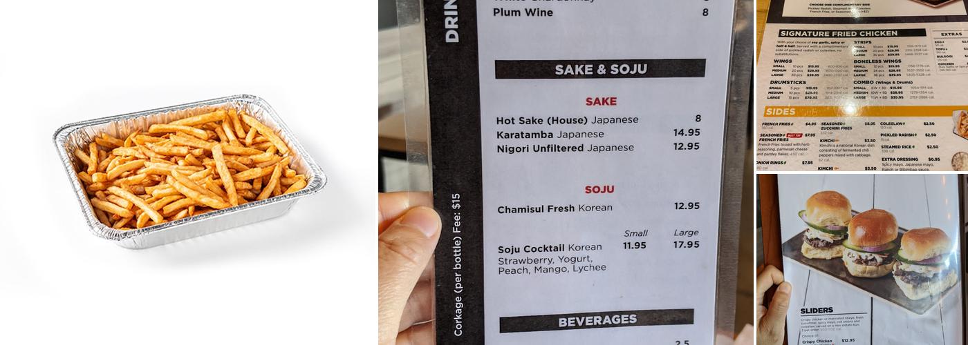 Bonchon Menu