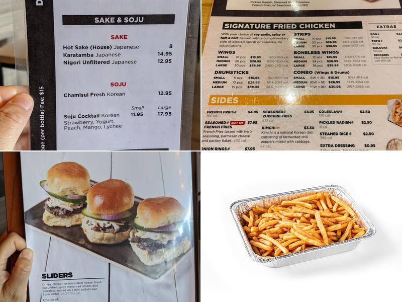 Bonchon Menu
