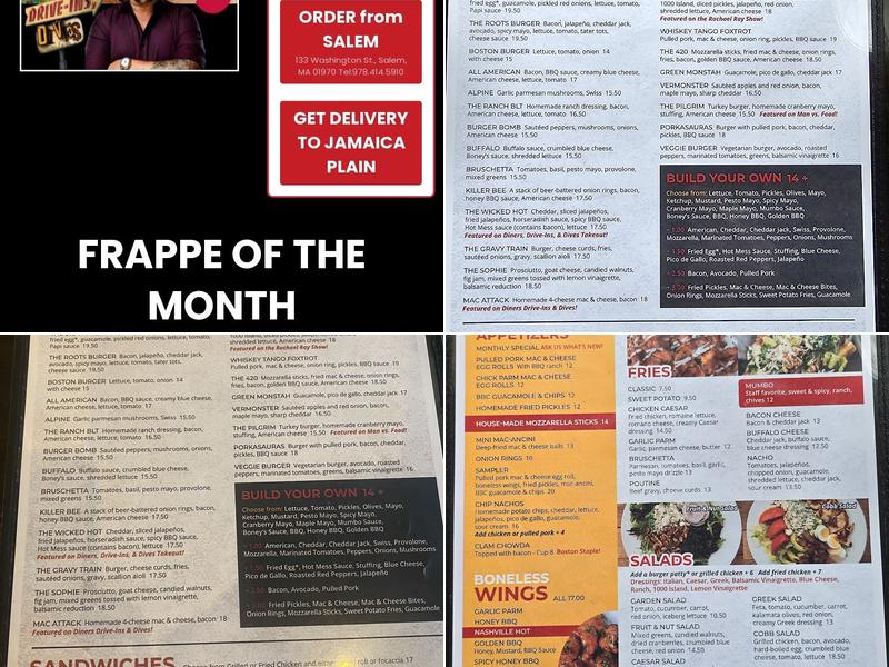 Boston Burger Company Menu