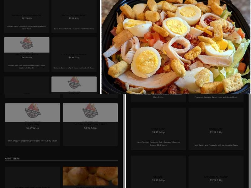 Hall's Kitchen Pizza and Subs Menu