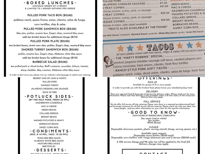 Bow & Arrow Menu