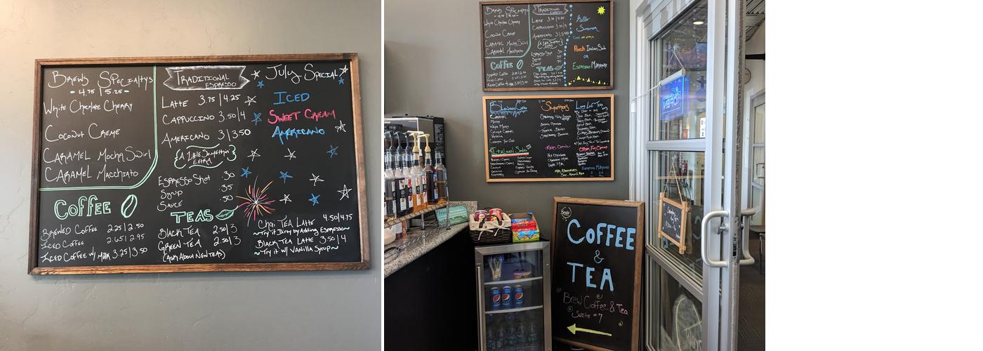 Mad Mocha Coffee - Inside The Enclave Salon Suites Menu
