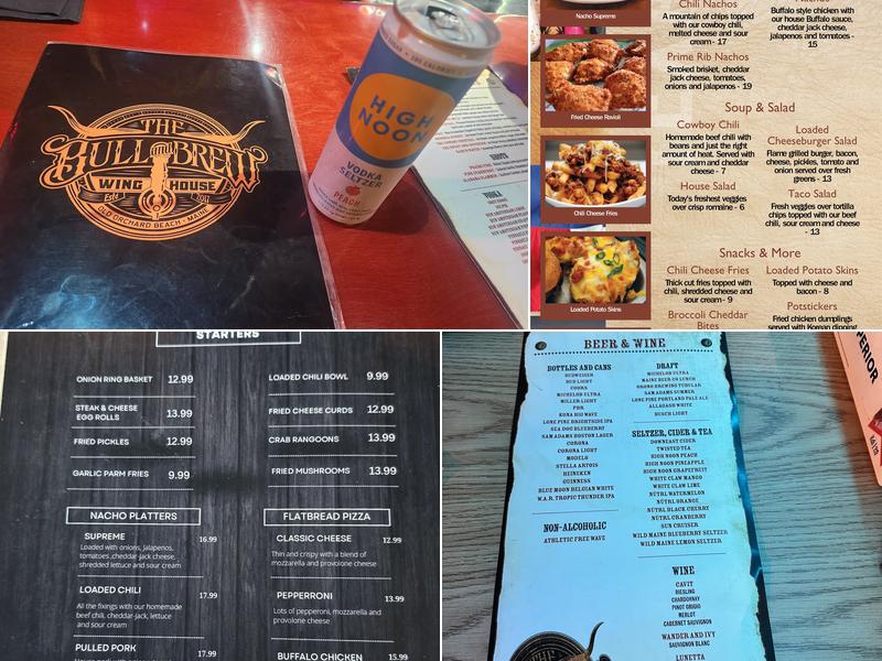 Bull And Brew Wing House Menu