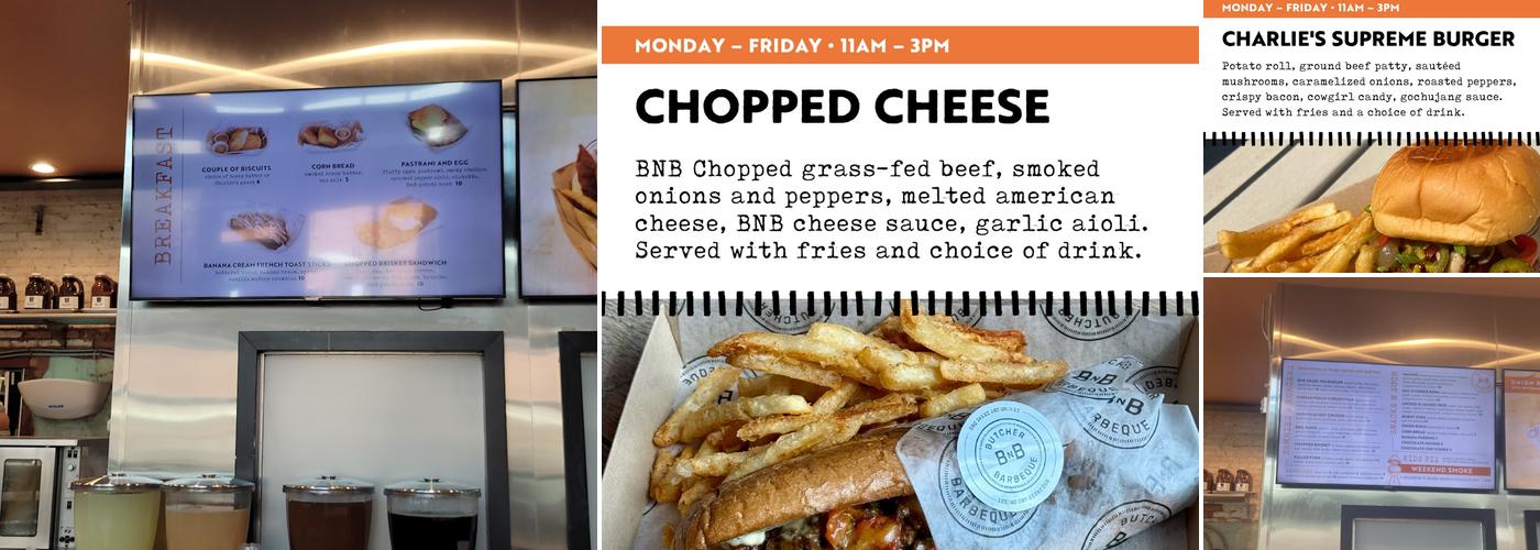 Butcher N' Barbeque Menu