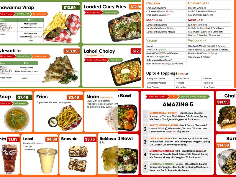 Bytes Fusion Grill™ Menu