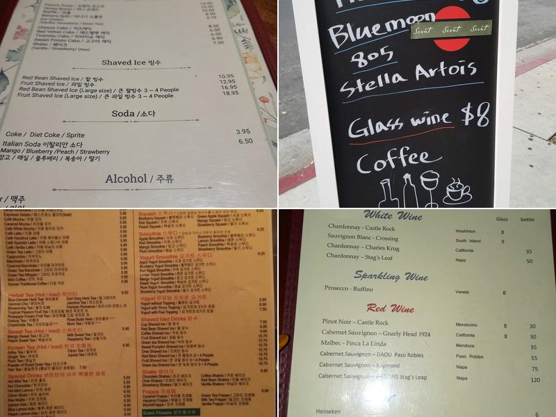 Cafe Scent Menu