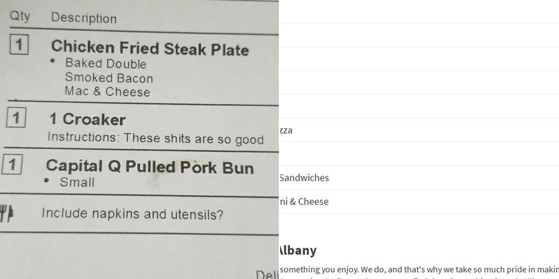 Capital Q Smokehouse Menu