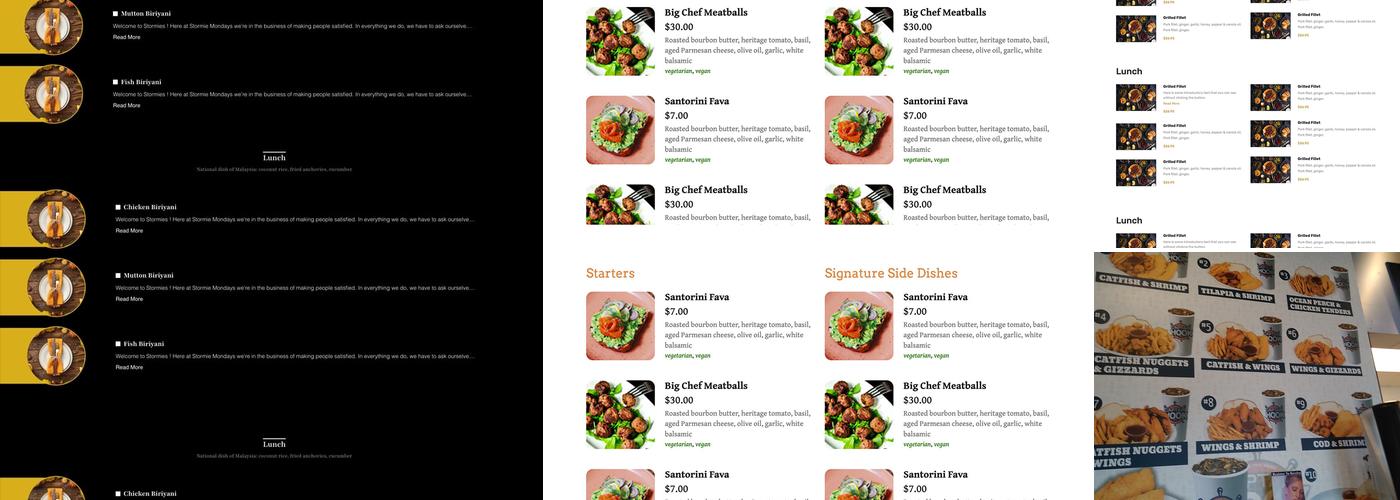 Captain Hook Fish & Chicken Menu