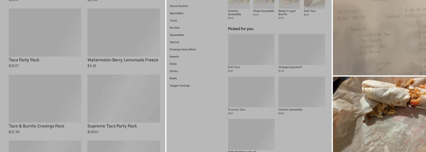 Taco Bell Menu