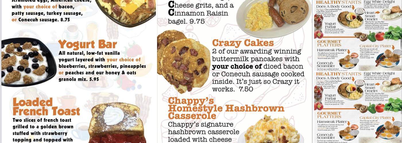 Chappy's Deli Menu