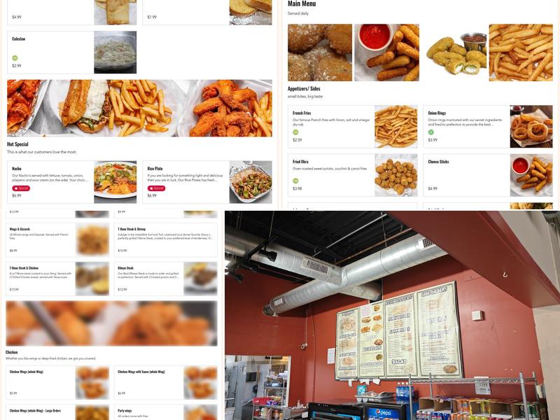 Chicago Fish Chicken grill Menu