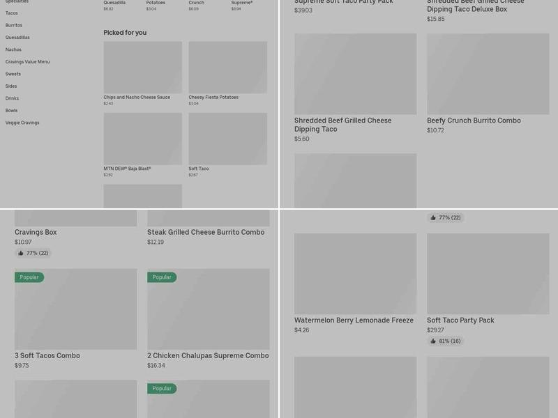 Taco Bell Menu