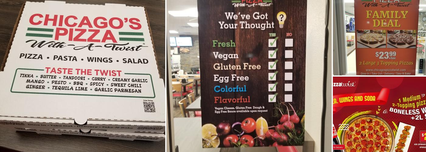 Chicago's Pizza With A Twist Menu