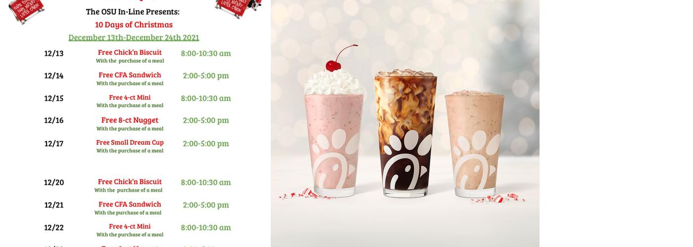 Chick-Fil-A Menu