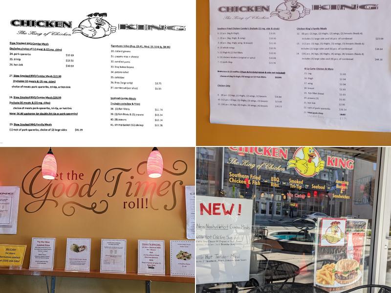 Chicken King Menu