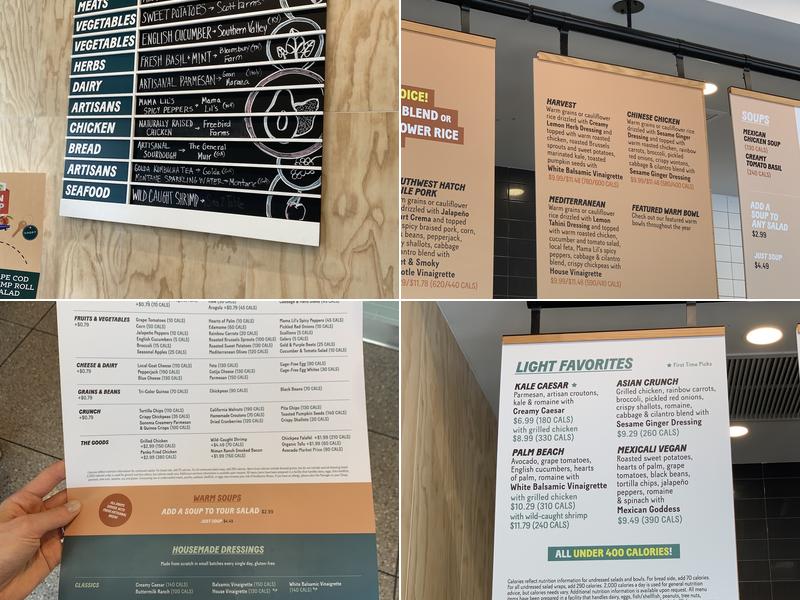 Chopt Creative Salad Co. Menu