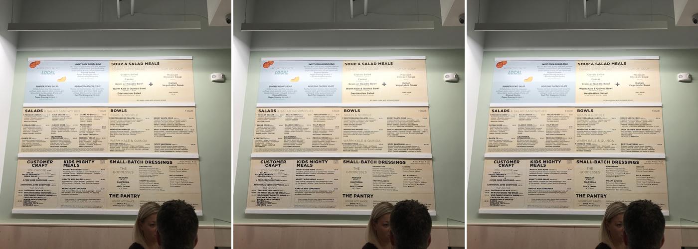 Chopt Creative Salad Co. Menu