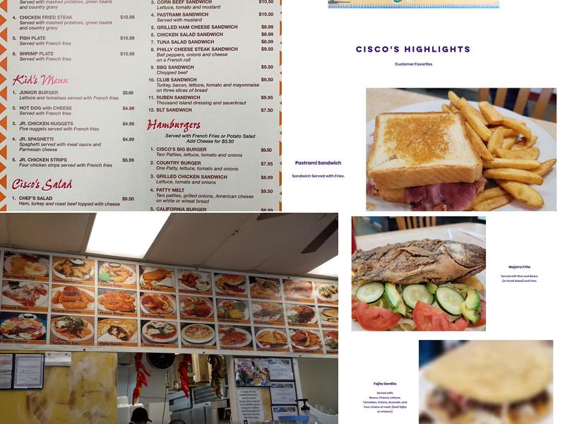 Cisco's Menu