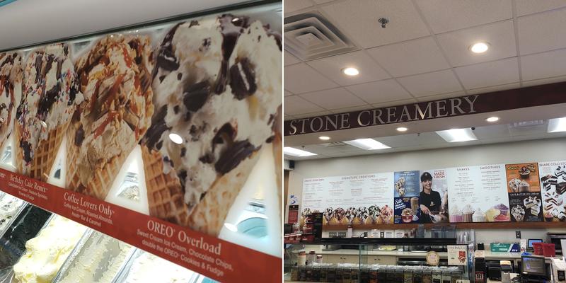Cold Stone Creamery Menu
